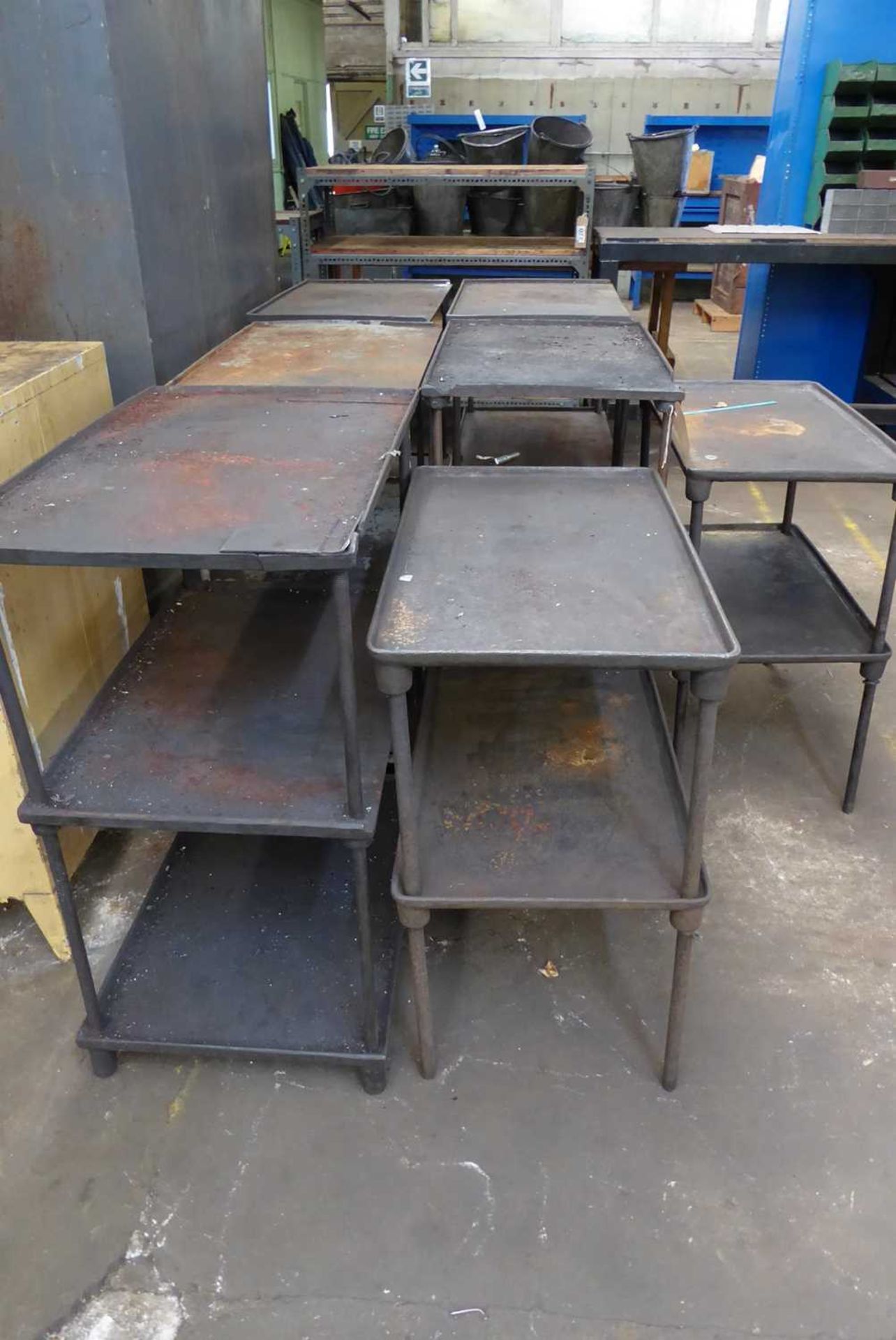 +VAT 7 various cast iron machinists racks - Image 3 of 3