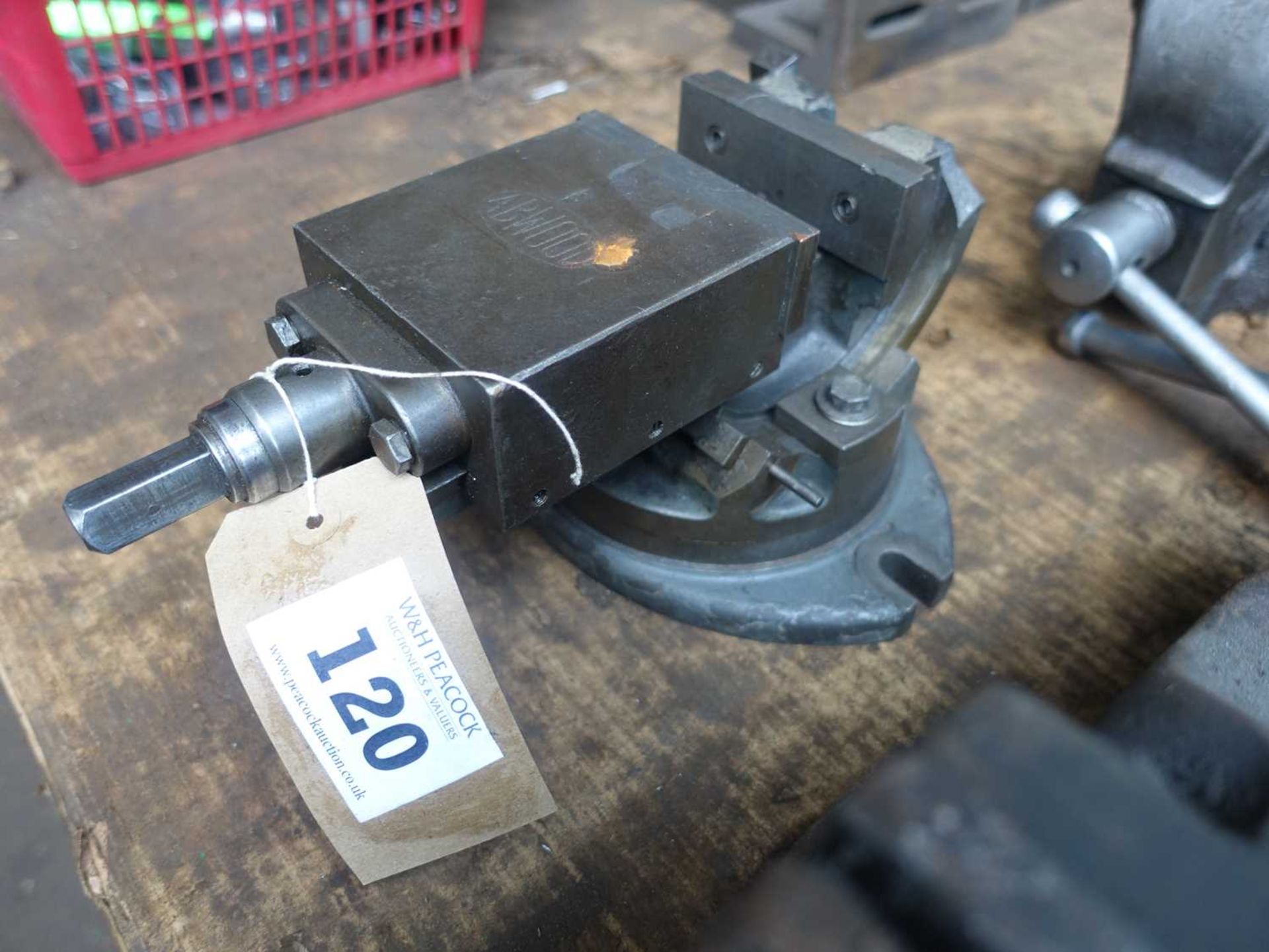 +VAT Abwood rotating 4" machine vice