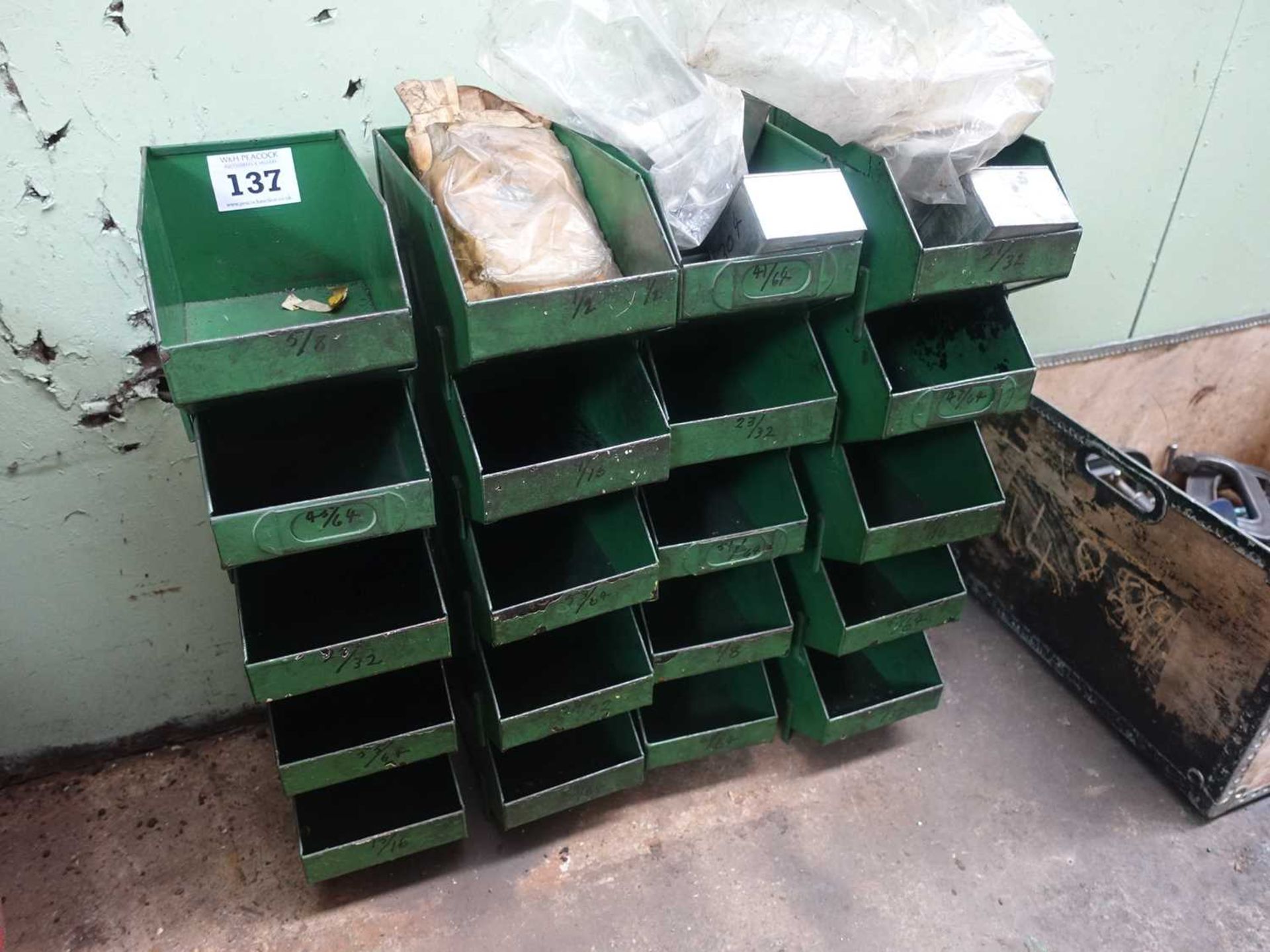 +VAT 20 early metal lin bins