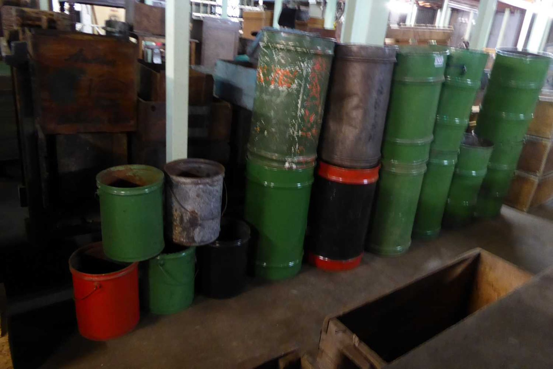 +VAT 16 assorted metal drums (previously used as waste bins) - Image 2 of 2