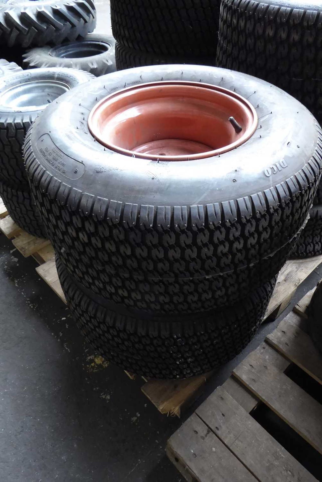 +VAT Pair of Turf Trac R/S 26x12 wheels and tyres