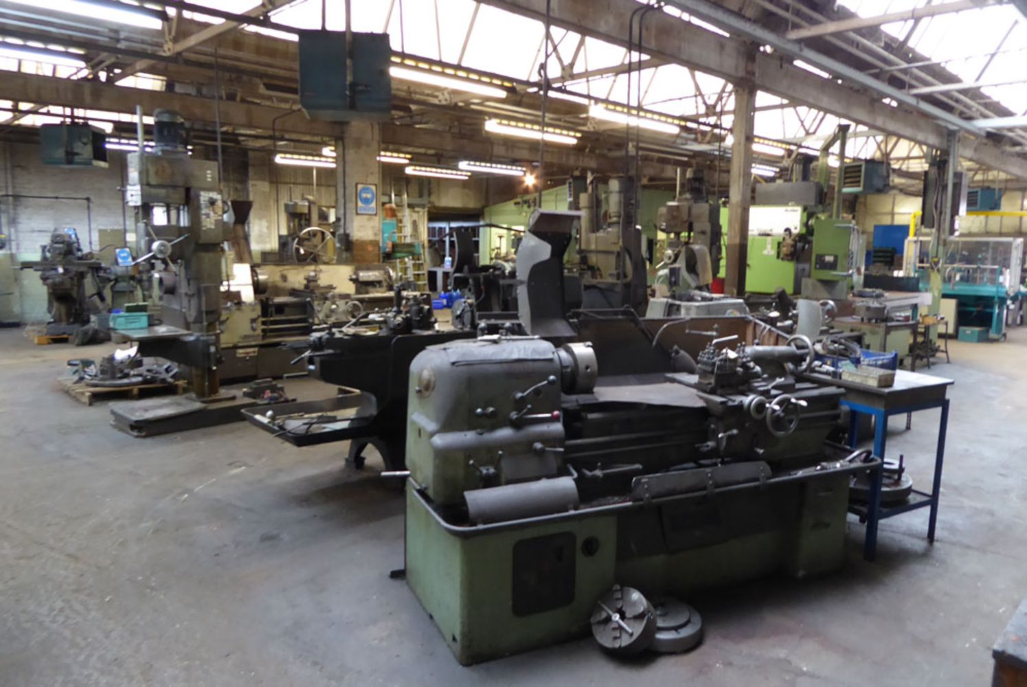 Machine Tools, Fabrication Plant, Tools, Vintage Warehouse and  Office Furniture & Stock