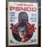 Alfred Hitchcock pyscho poster