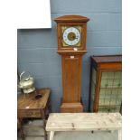 Walnut long case clock