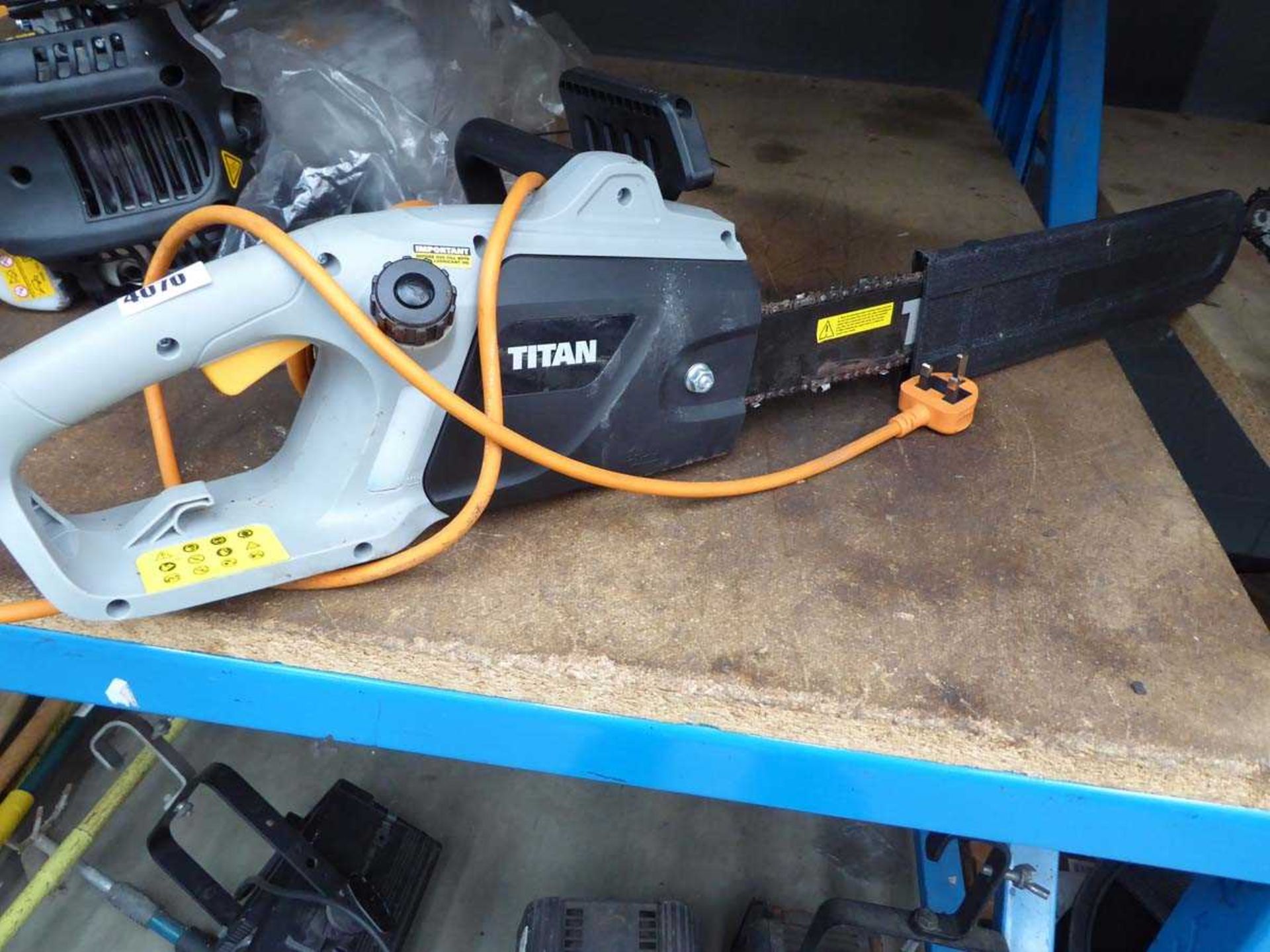 Titan electric chainsaw