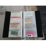 Quantity of used train tickets, various ages