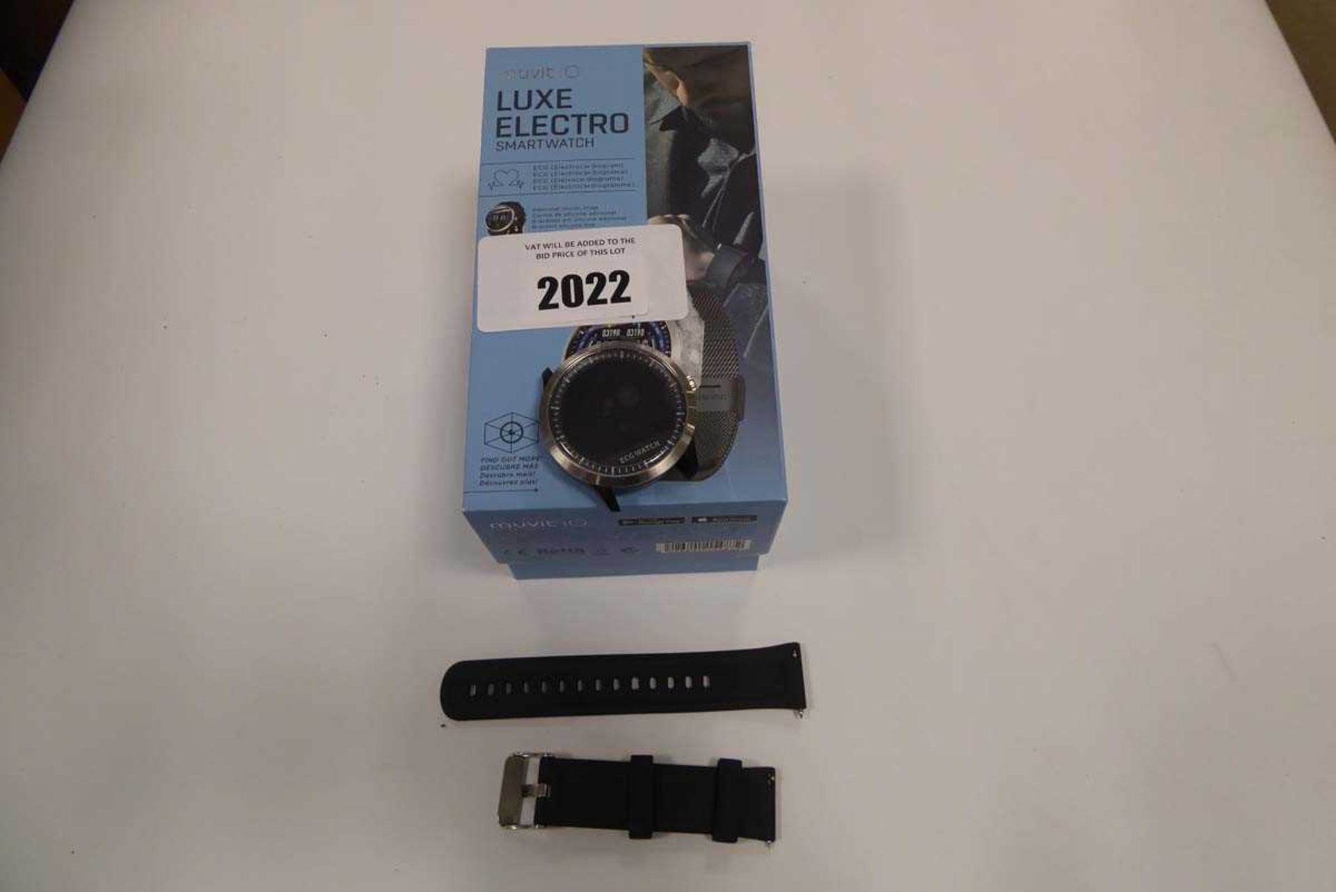 +VAT Muvit iO Luxe electro smart watch in box