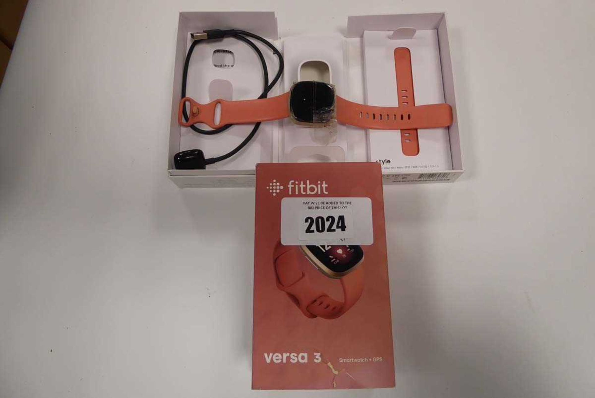 +VAT Fitbit Versa 3 activity tracker smart watch