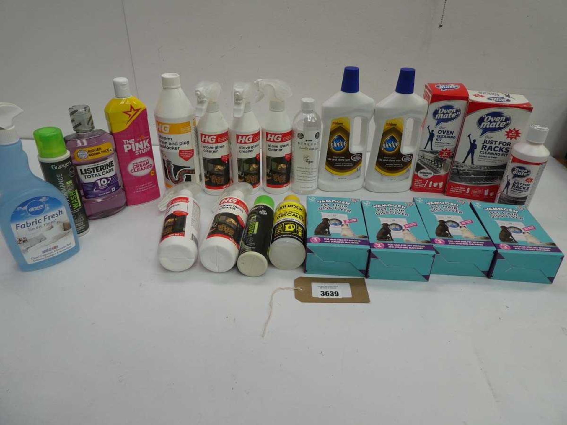 +VAT Pet hair dissolver, Stove glass cleaner, Fabric fresh, Floor & oven cleaners, waterproof etc