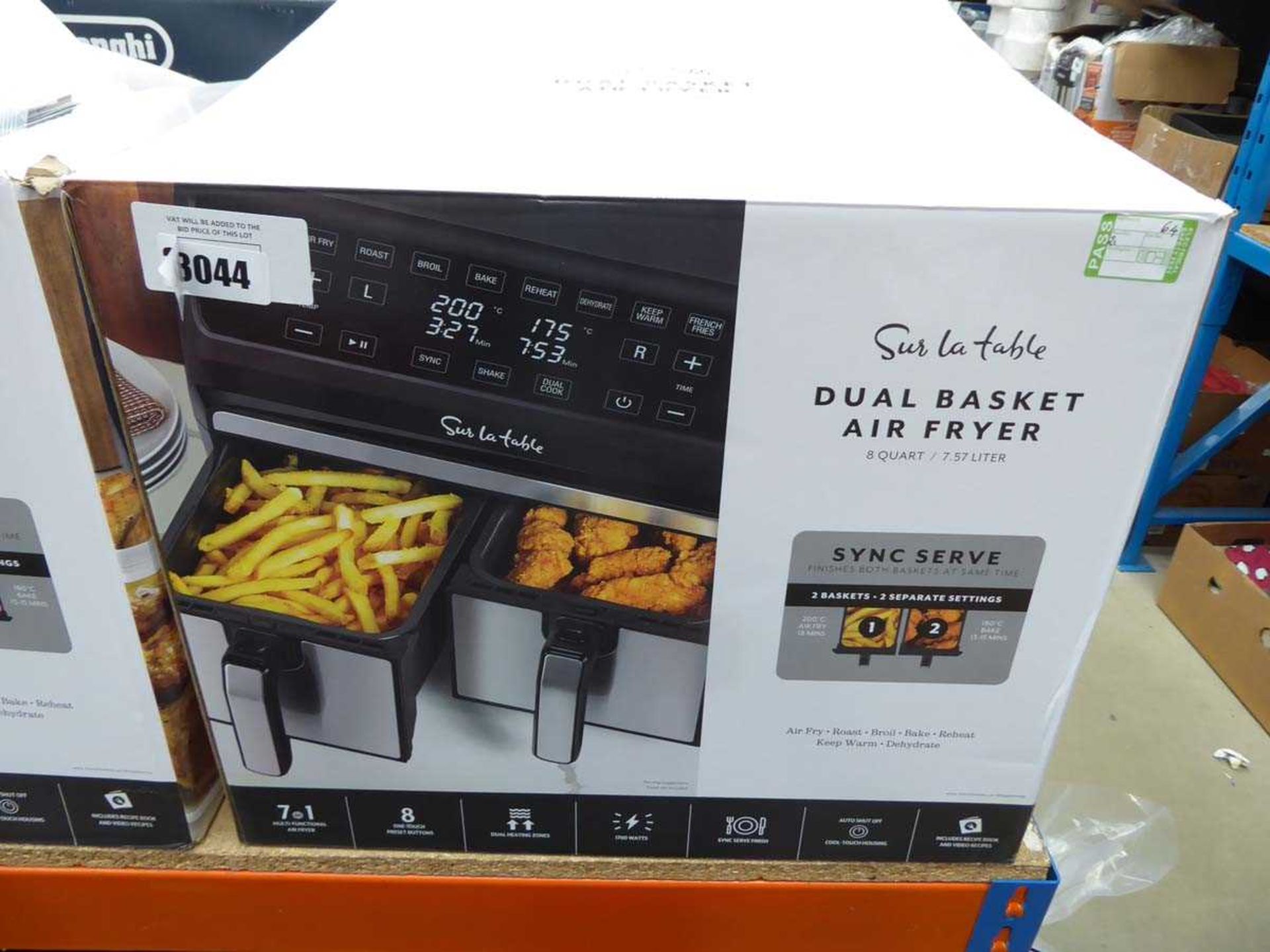 +VAT Dual basket air fryer