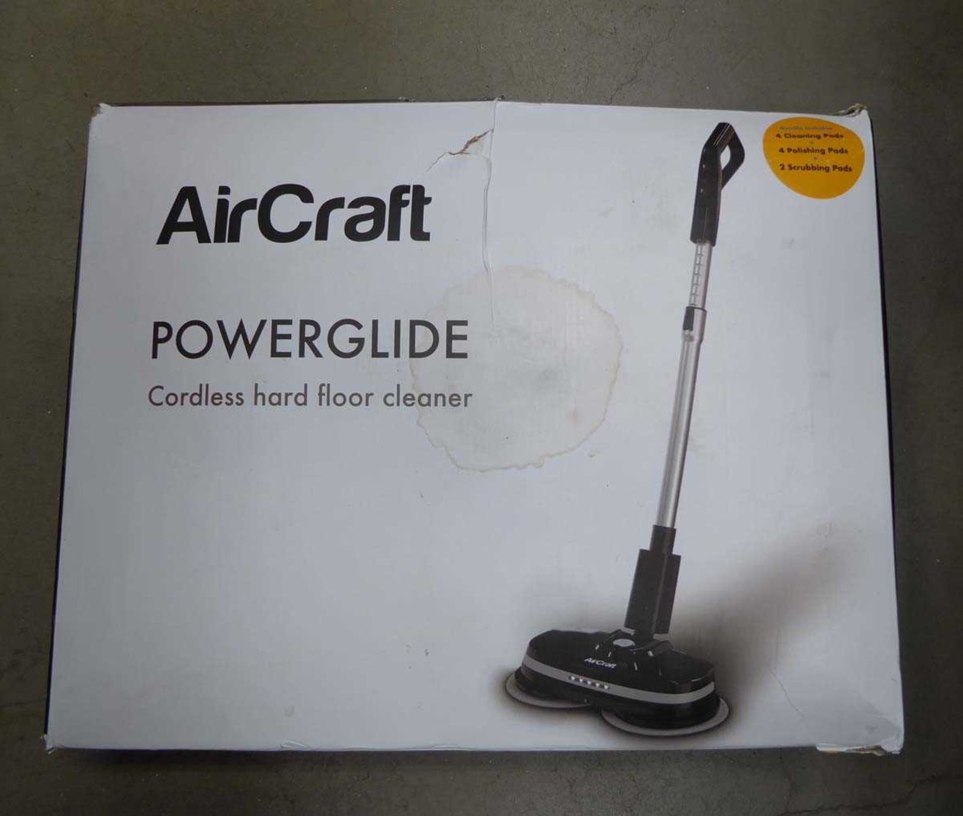 +VAT Aircraft powerglide cordless hard floor cleaner