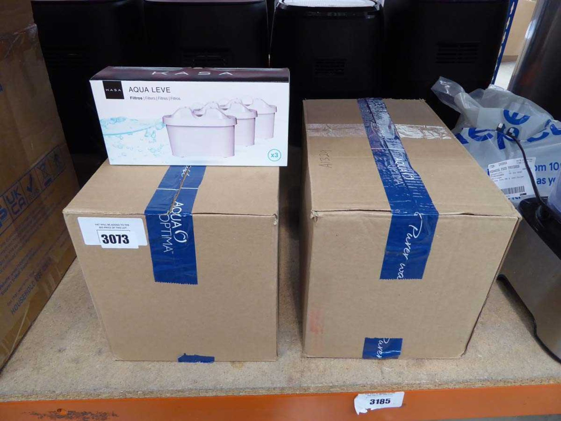 +VAT Two boxes of Aqua water filters