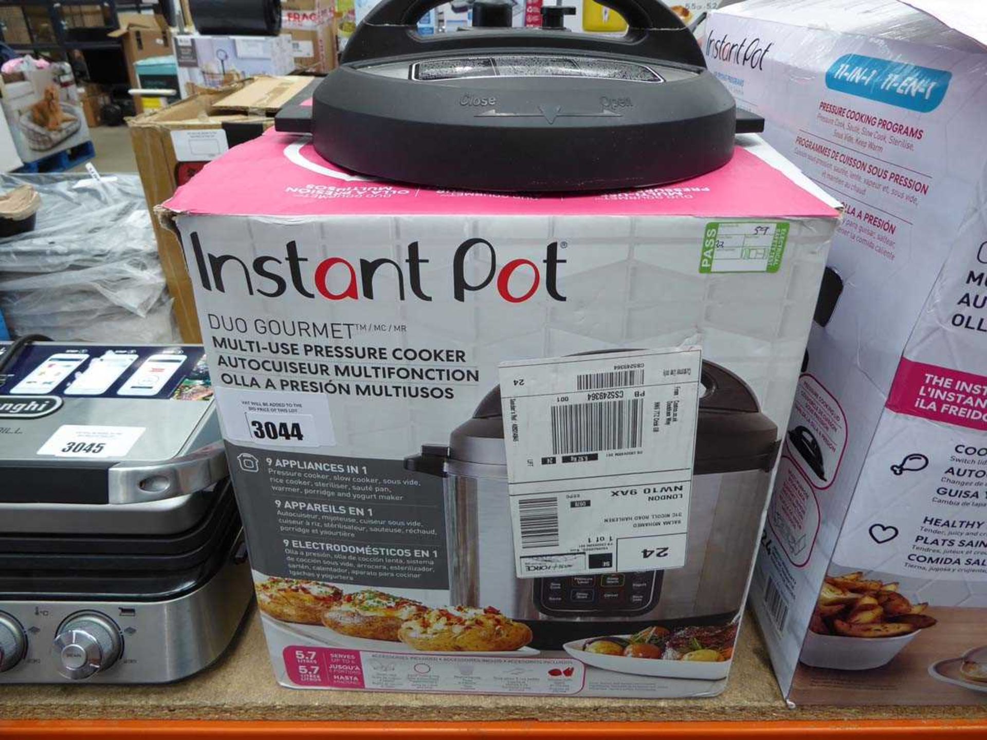 +VAT Instant Pot duo gourmet multi use pressure cooker