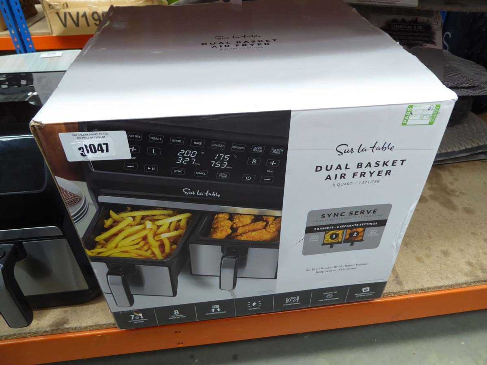 +VAT Dual basket air fryer