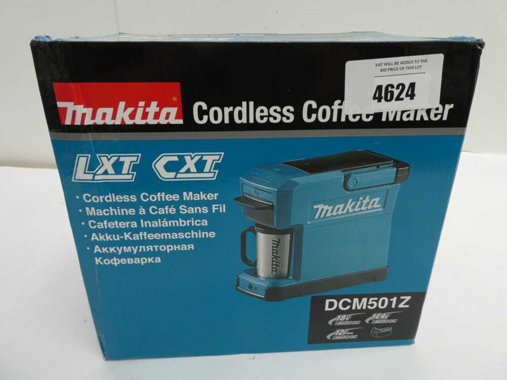 +VAT Makita cordless coffee maker