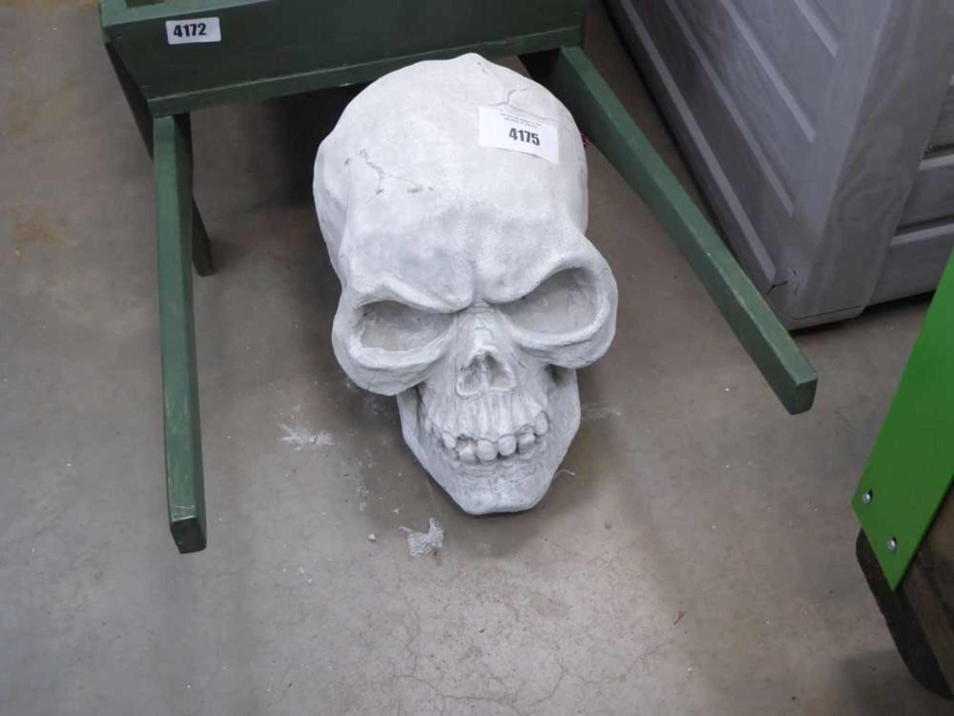 Concrete skull