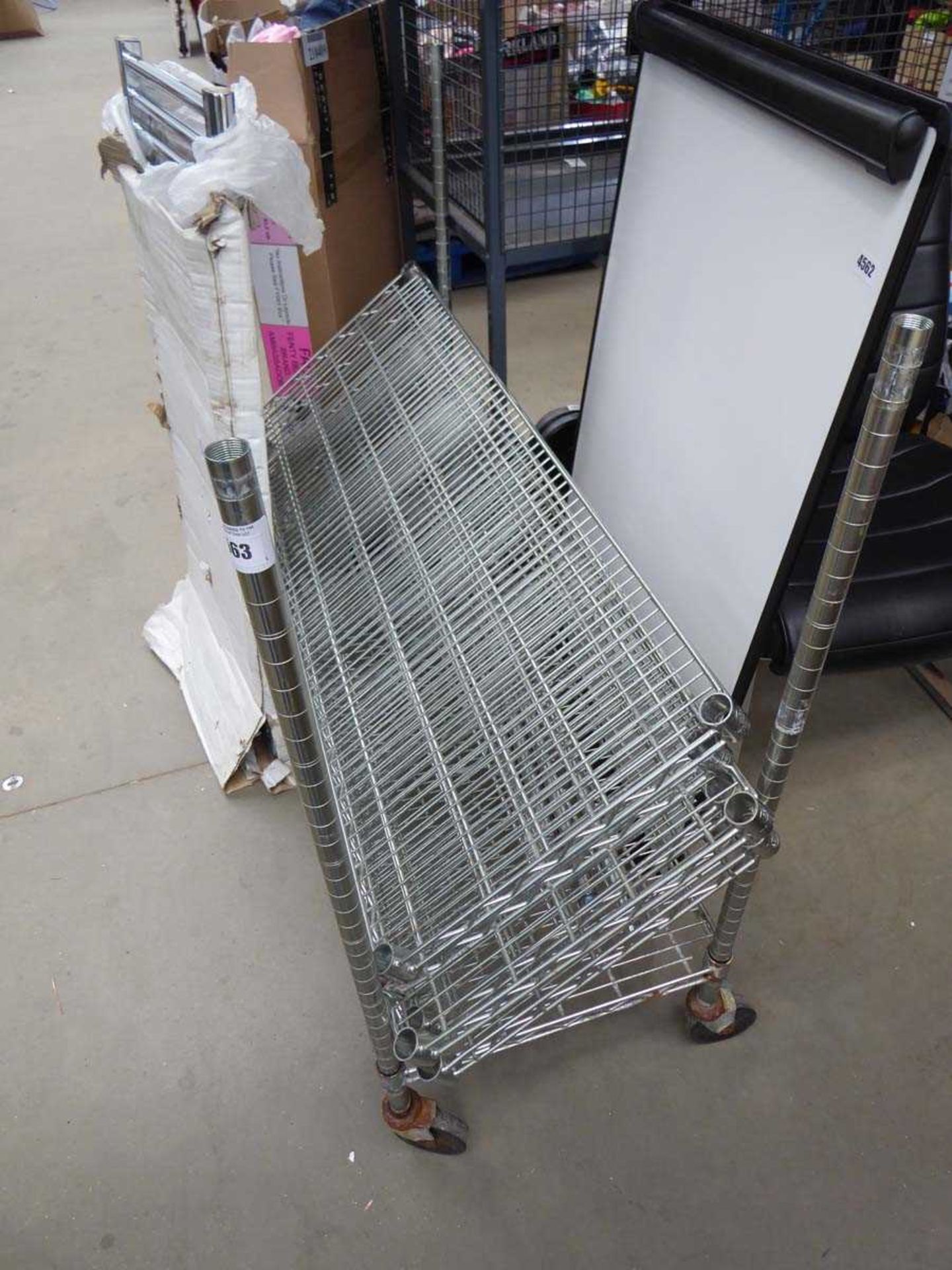 +VAT Flatpack chrome rack