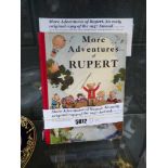 Rupert annual entitled 'More Adventures of Rupert' dated 1937