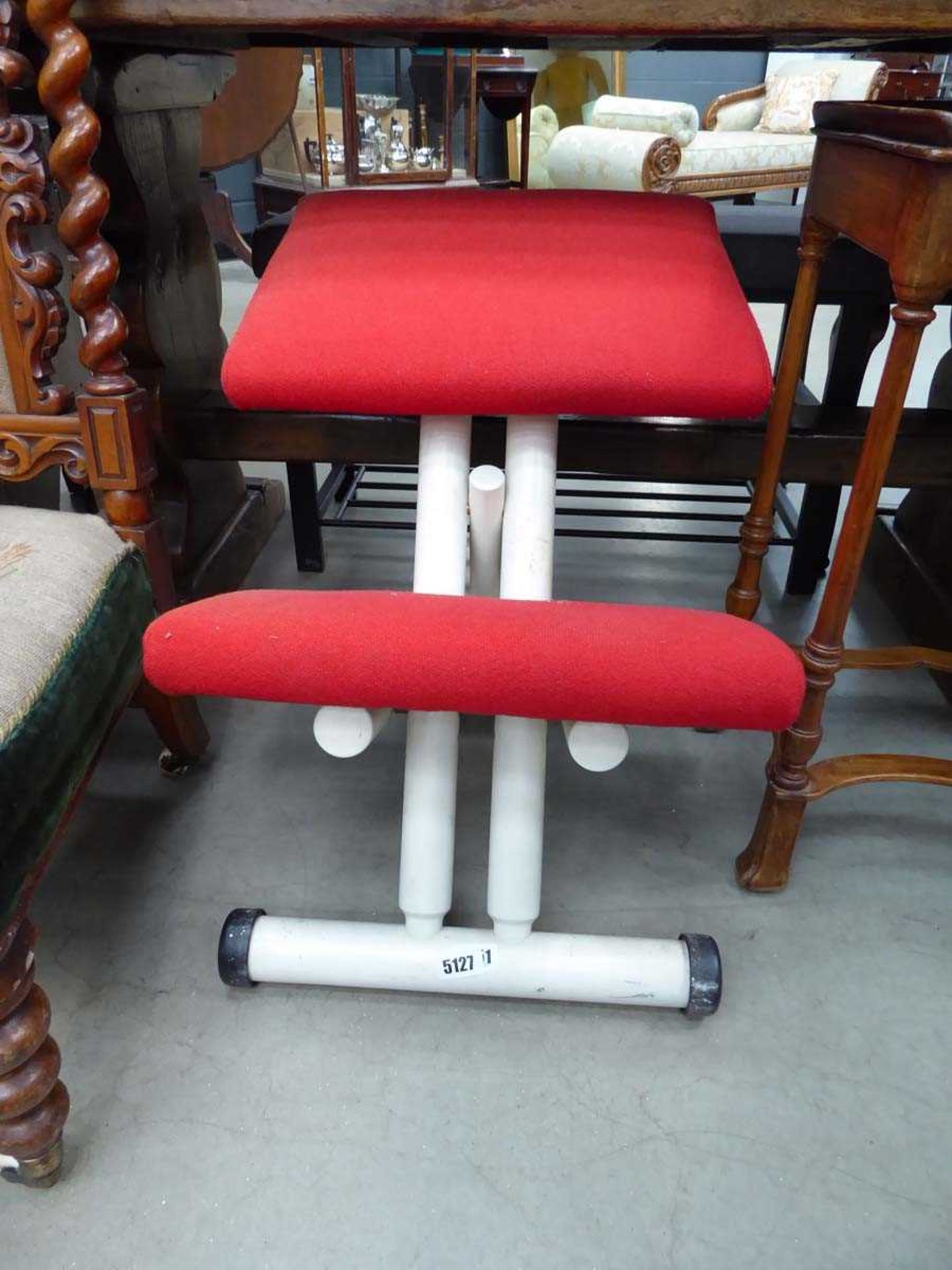 A Balans portable kneeling-chair *Sold subject to our Soft Furnishings Policy- https://www.