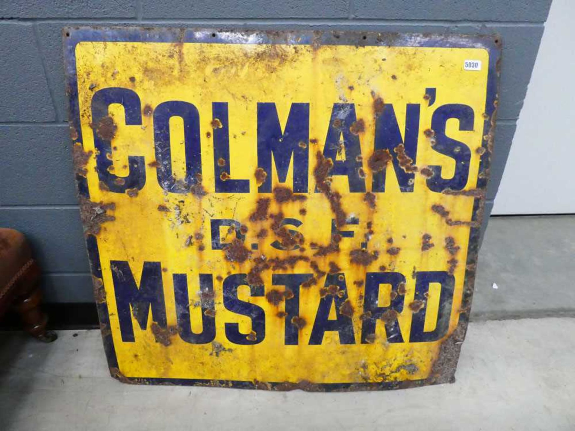 Colman's Mustard sign