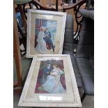 Pair of prints - sailor and wife