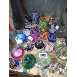 Quantity of Caithness and other paperweights, 23 in total