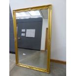 +VAT Rectangular mirror in gilt frame