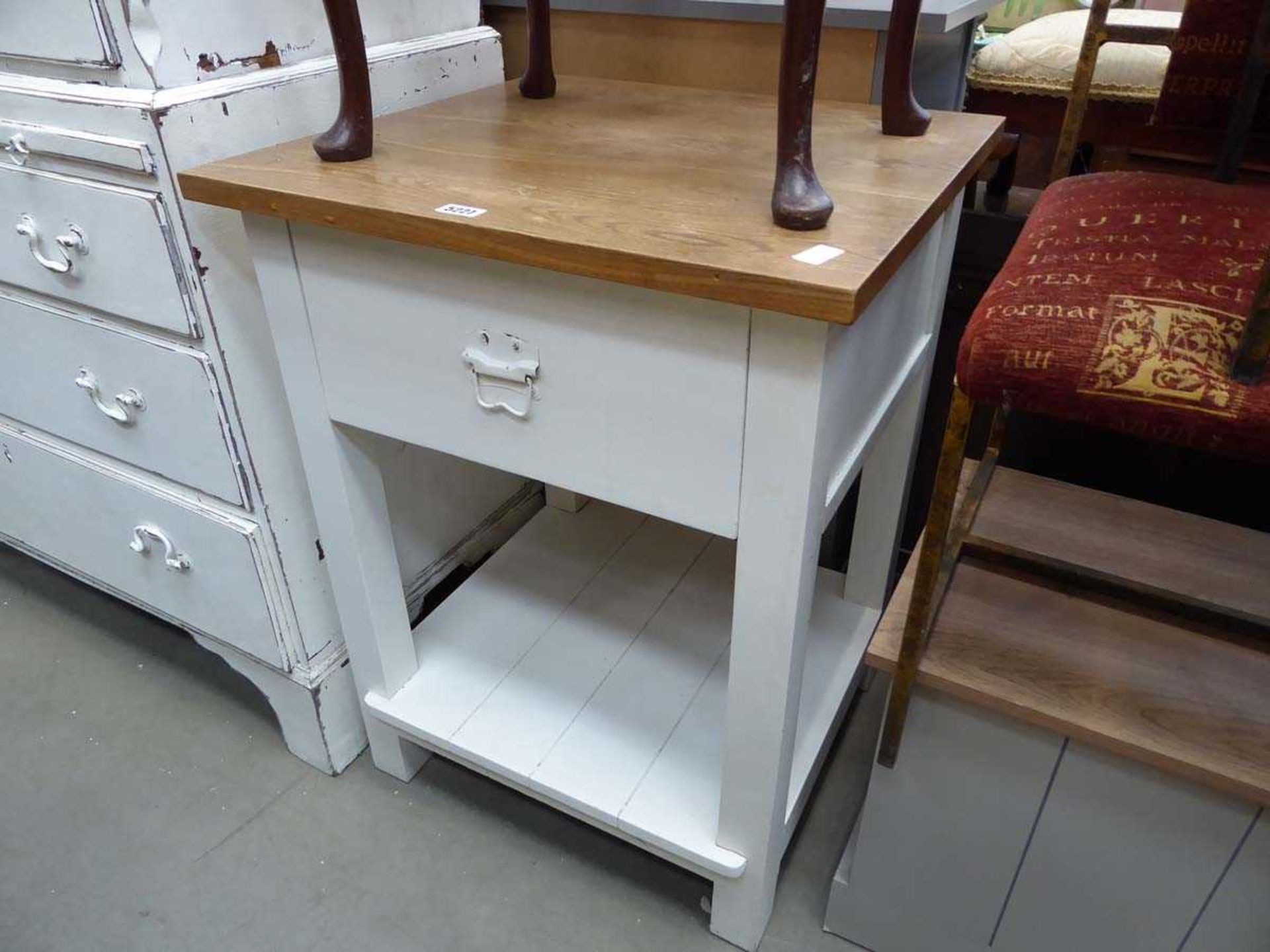 Painted kitchen island with drawer and shelf island with drawer and shelf under