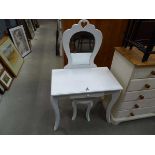 Child's dressing table with stool