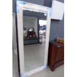 +VAT Rectangular mirror in lime washed frame
