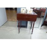 Late Victorian drop side work table