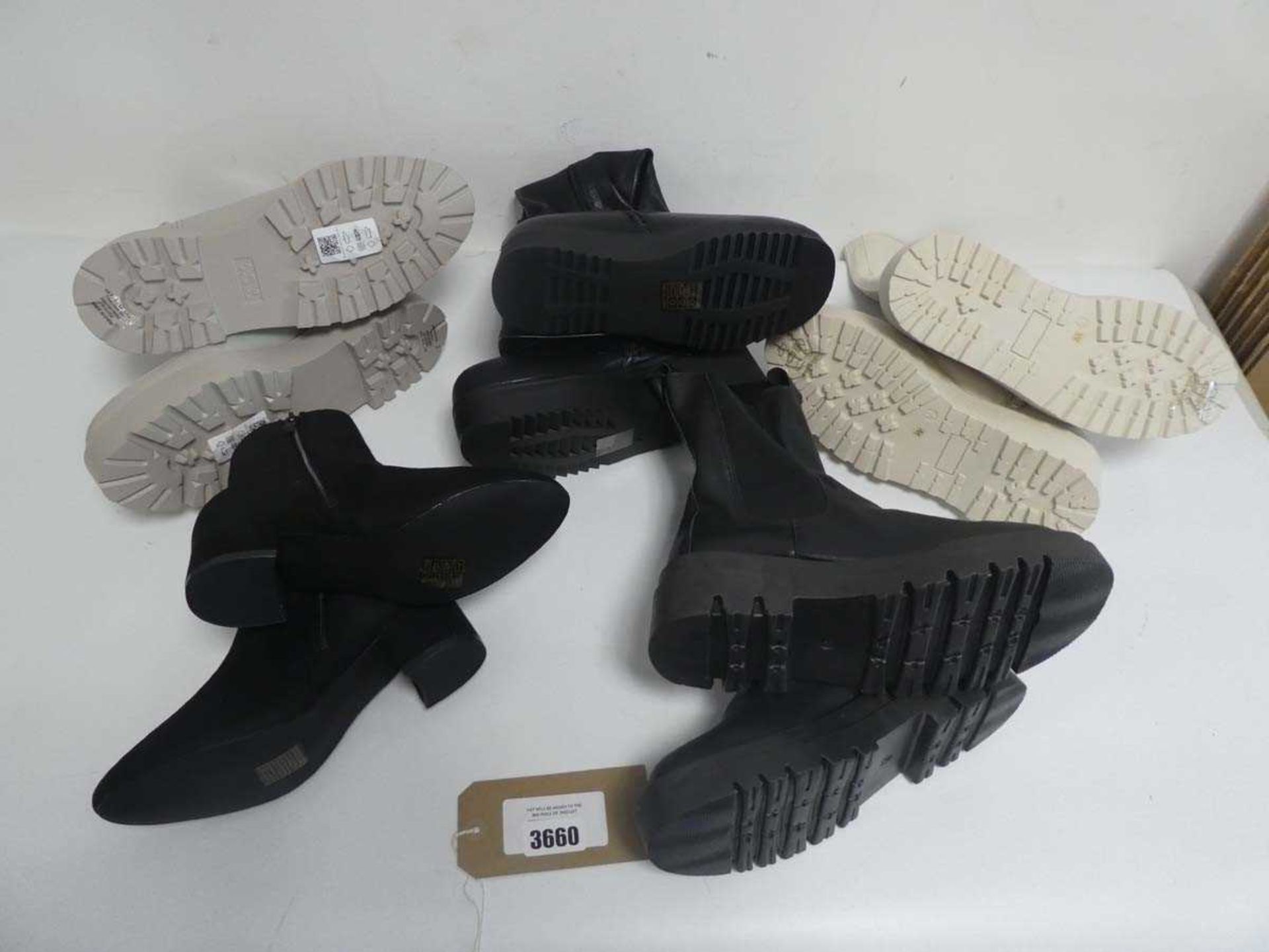 +VAT 5 pairs of boots in various styles and sizes to include ASOS etc - Image 2 of 2