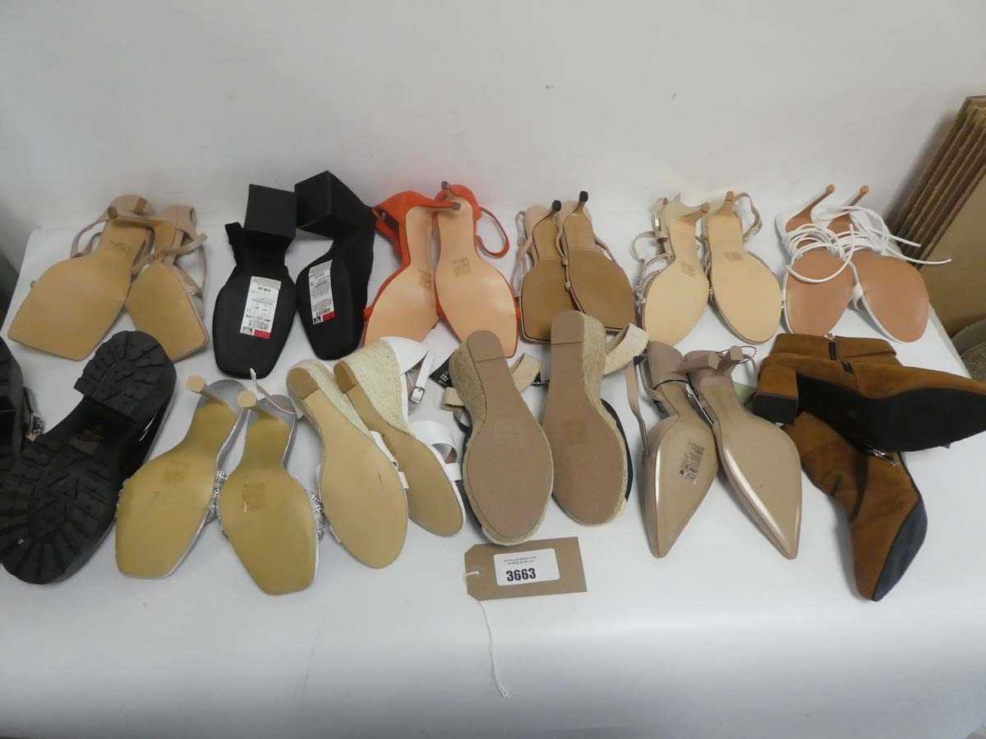 +VAT 12 Pairs of heels in various styles and sizes to include M&S, Dorothy Perkins etc - Image 2 of 2