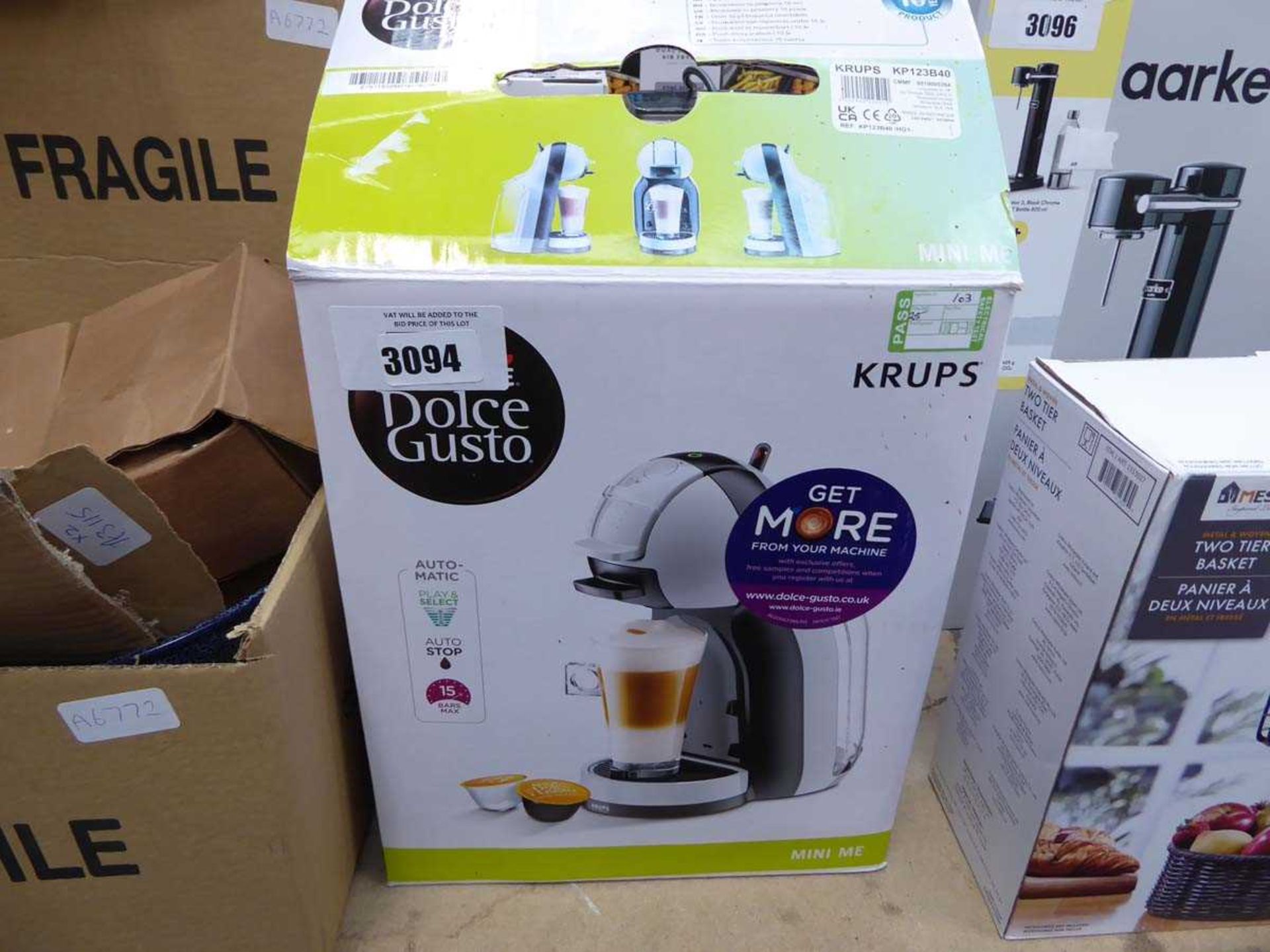 +VAT 2 x Nescafe Dulce Gusto mini me coffee machines