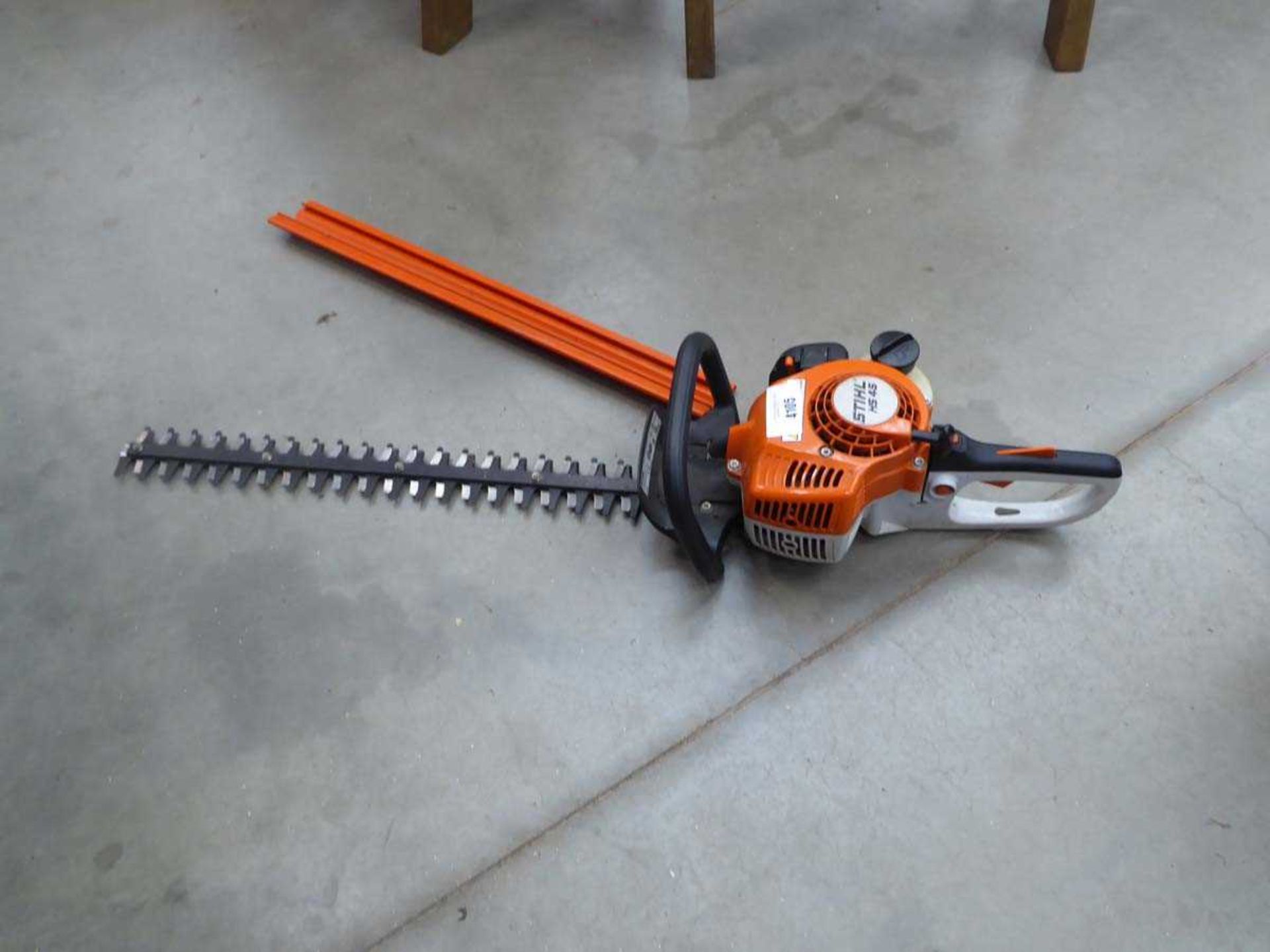 +VAT Stihl HS45 petrol powered hedgecutter