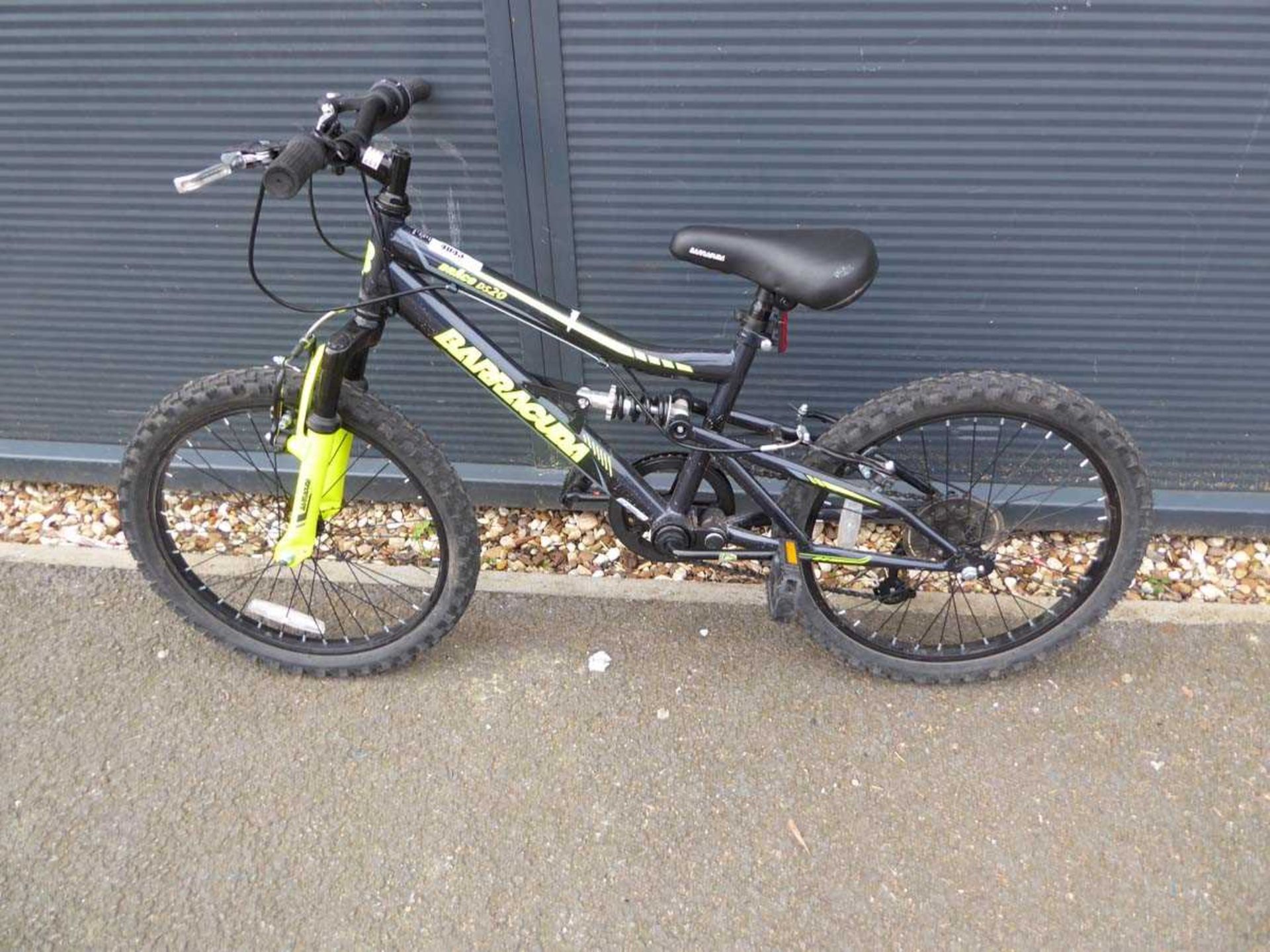 +VAT Black and yellow child's mountain bike