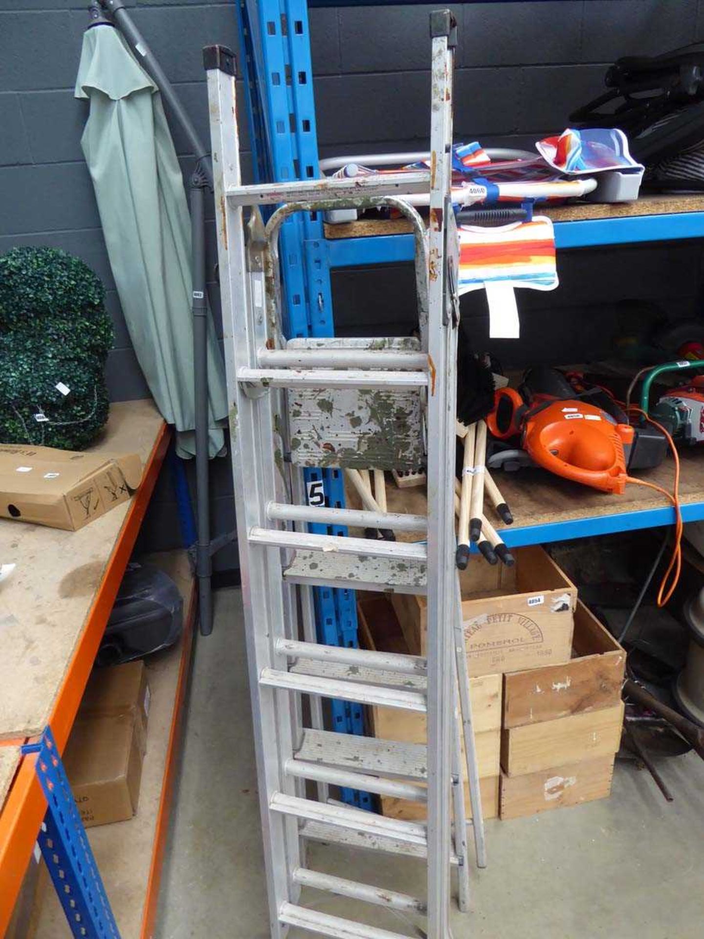 Two small step ladders