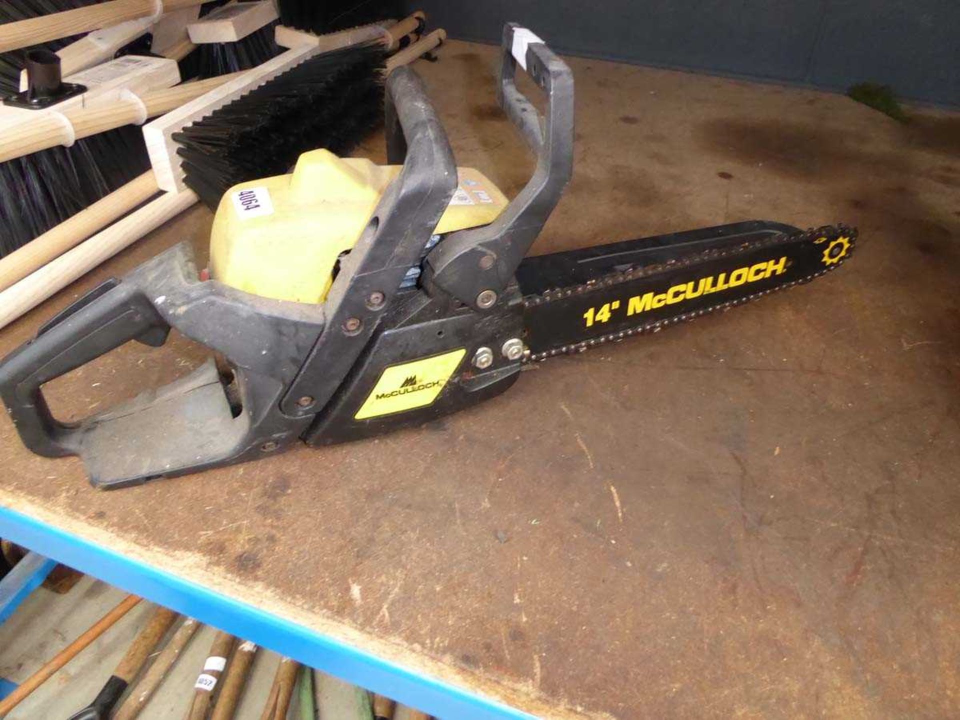 McCullough petrol powered chainsaw