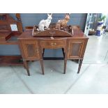 Edwardian sideboard with central drawer, cupboards to the side