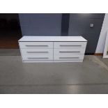 High gloss 6 drawer cabinet