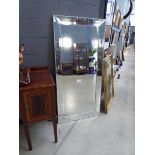 +VAT (7) Rectangular bevelled mirror