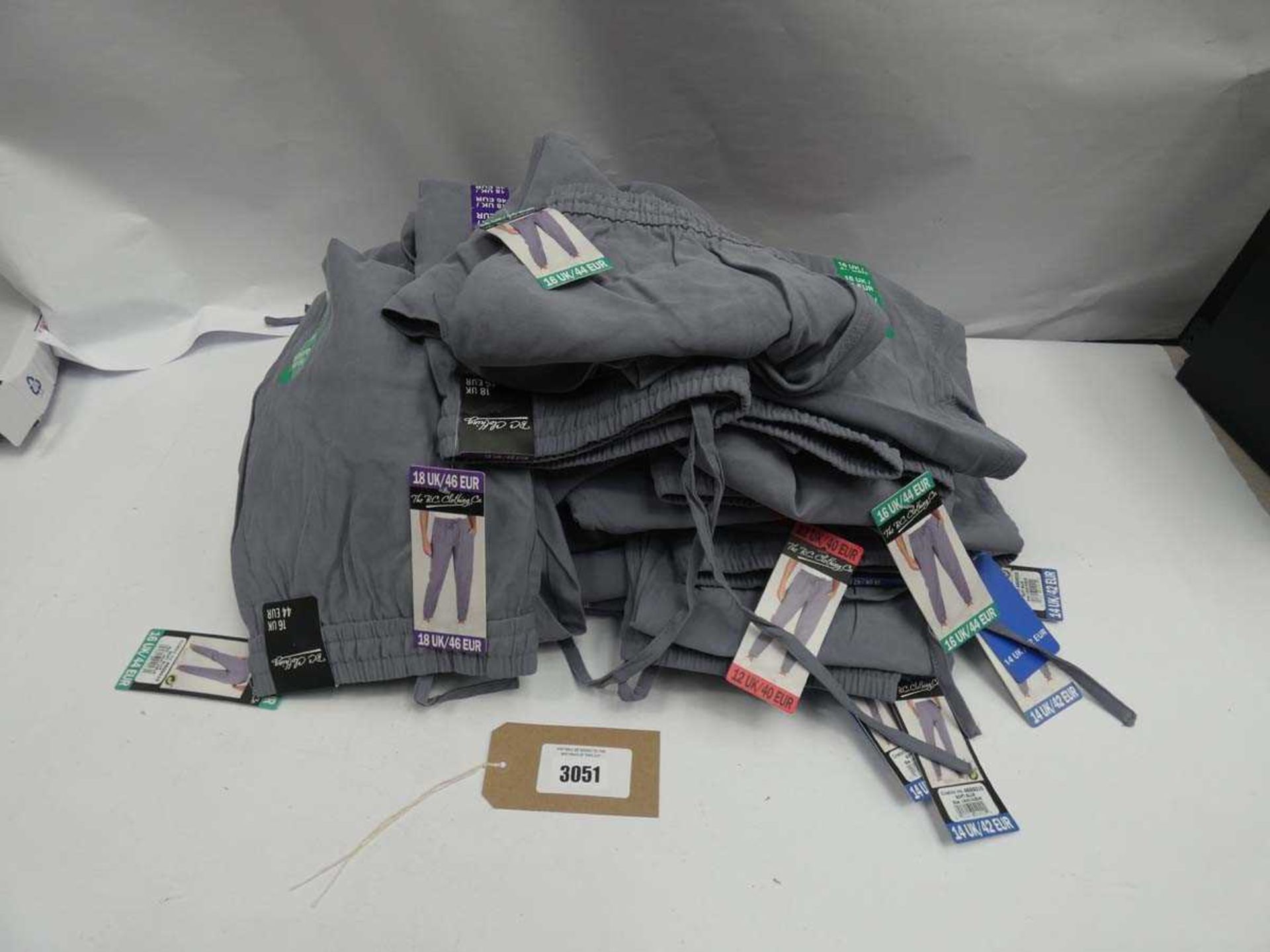 +VAT Bag containing 20 The B.C Clothing Company trousers