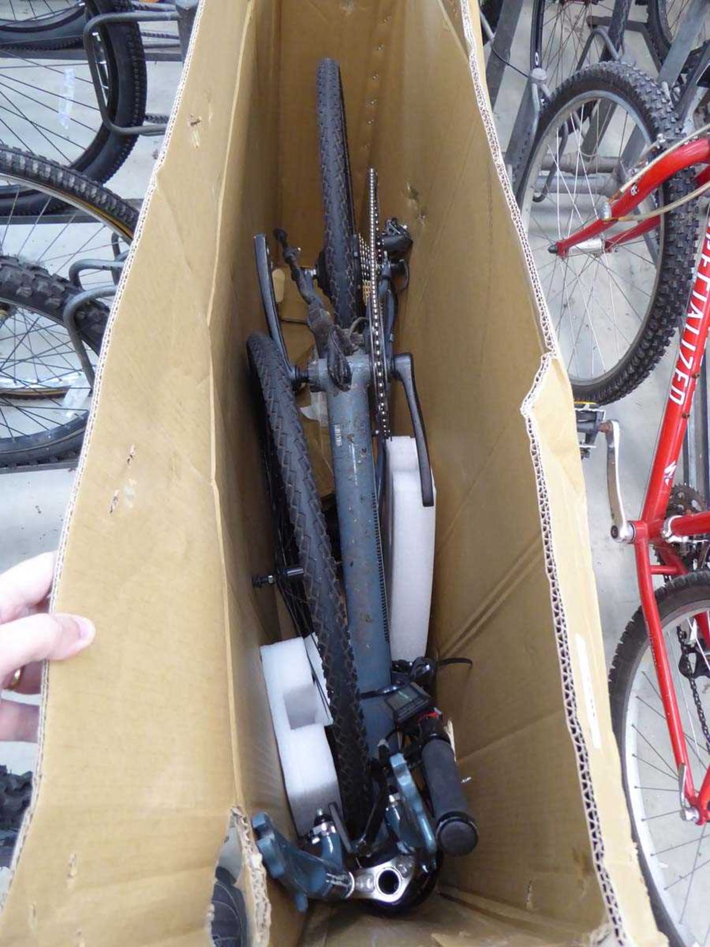 +VAT Grey boxed electric bike, used - Image 2 of 2