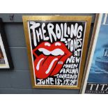 Rolling Stones advertising poster