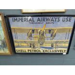 Imperial Airways advertising poster