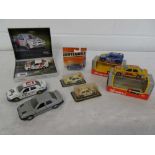 8x die cast model Ford cars including; Burago Sierra Gr. A 1:43 & Escort Rally 4x4 1:43 both