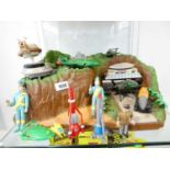 Thunderbirds Tracy Island electronic playset by Carlton, together with further assorted Thunderbirds
