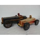 2x model 1950s race cars