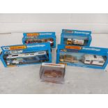 4x scale model Matchbox 'SuperKings' models, each boxed; K-69 Caravan touring set, K-10 Car