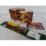 6x Matchbox 'Fire Engine Series' collectable die cast vehicles, together with a Matchbox replica